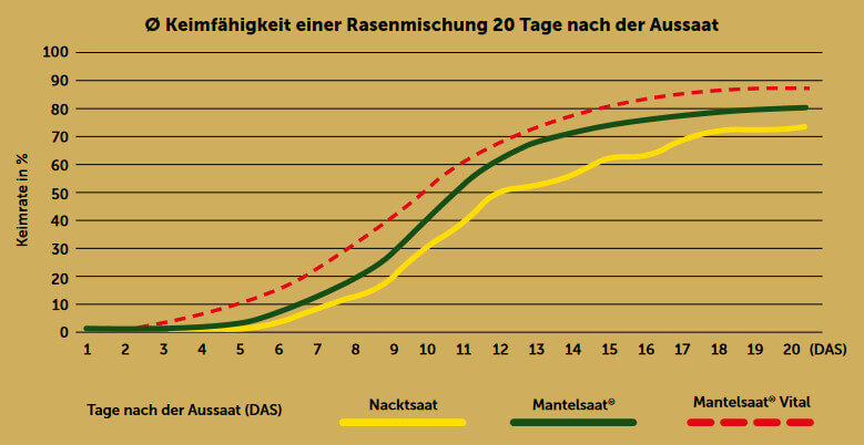 Mantelsaat Vital Keimfähigkeit Mantelsaat Vital Keimfähigkeit