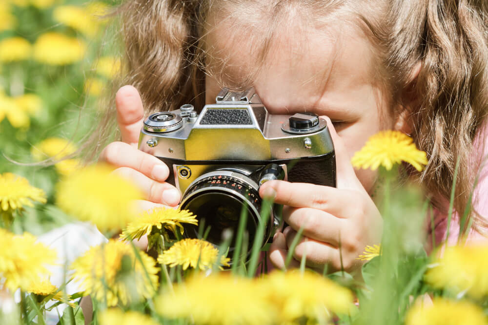 Kind als Fotograf