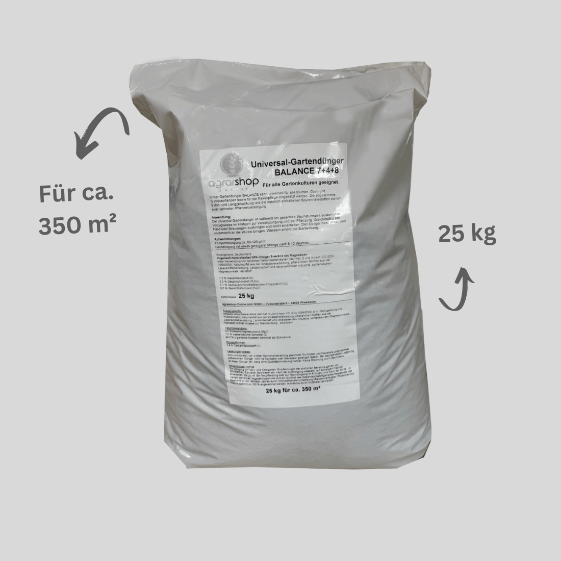 Agrarshop Gartendnger Balance 25 kg Obstdnger Gemsednger Blumendnger |  eBay