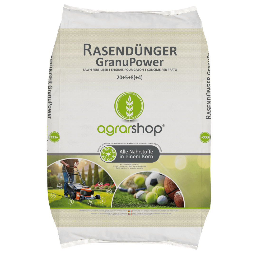 Agrarshop Rasendünger Granupower 20+5+8(+4)