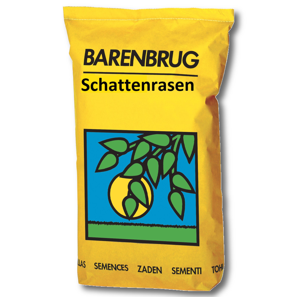 BARENBRUG Rasensamen Schattenrasen 15 kg Sonnenrasen Spielrasen Sportrasen