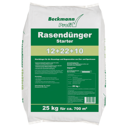 BECKMANN PROFI Rasendünger Starter NPK 12+22+10