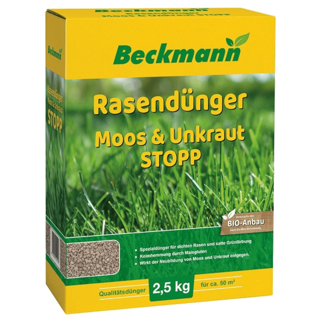 Beckmann Rasendünger Moos & Unkraut STOPP