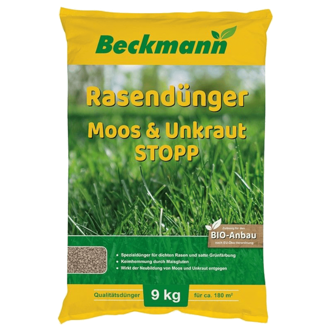 Beckmann Rasendünger Moos & Unkraut STOPP