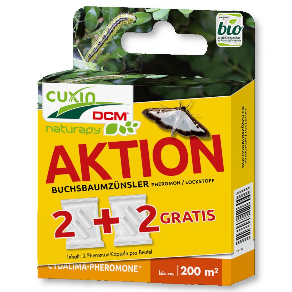Cuxin DCM Naturapy Buchsbaumzünsler Pheromon 2x2 Kapseln