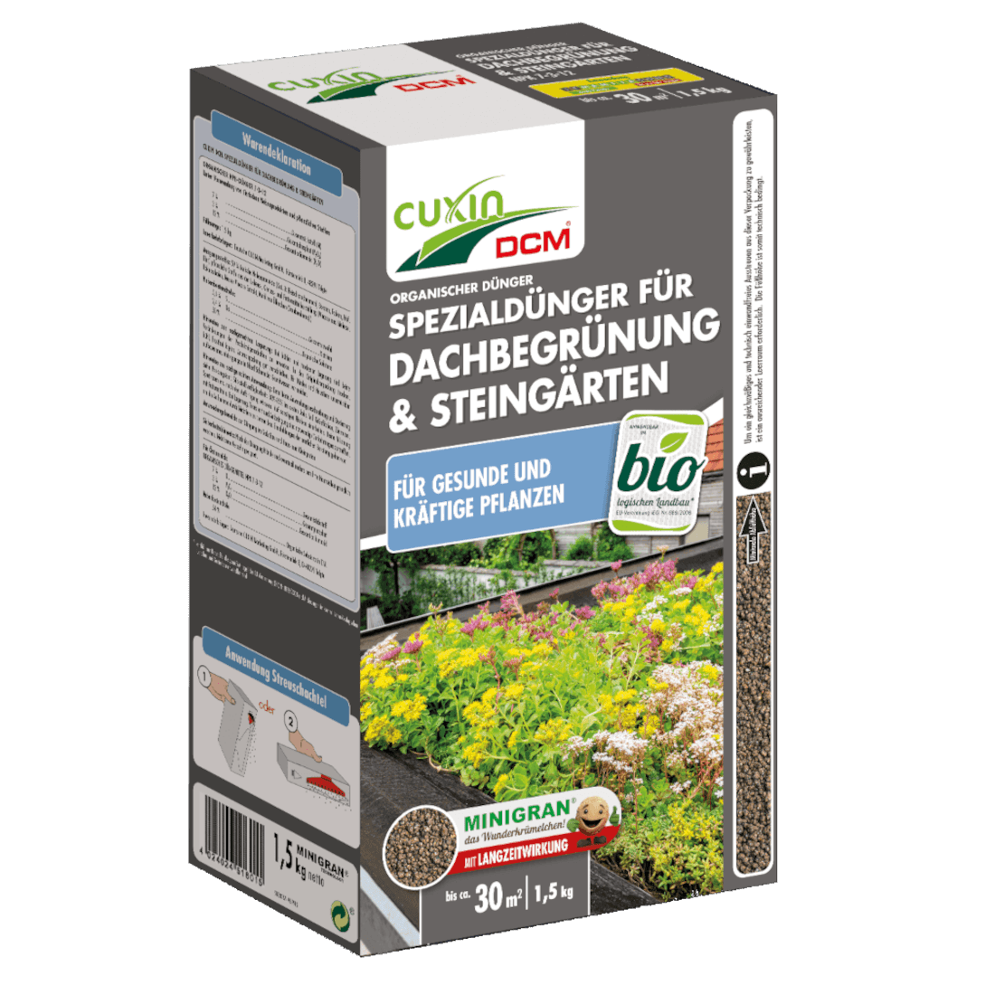 Cuxin DCM Spezialdünger für Dachbegrünung & Steingärten