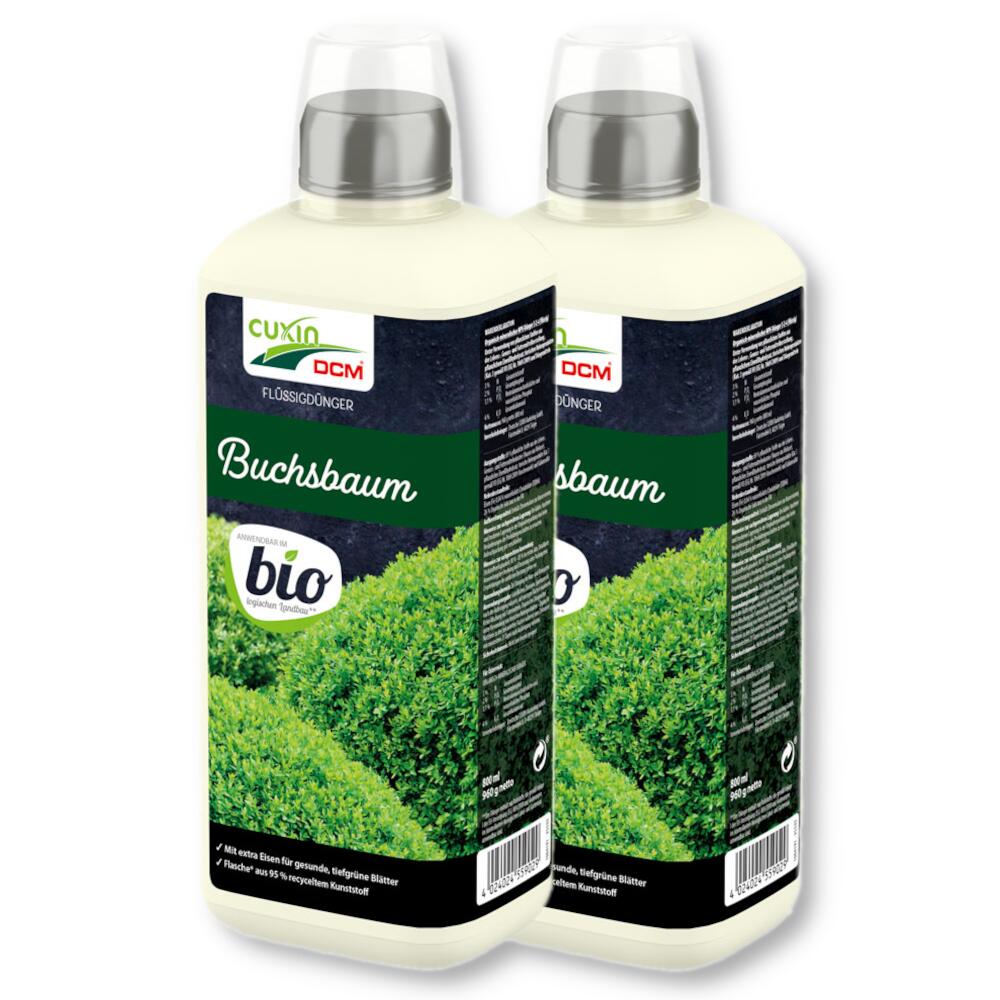 Cuxin Flüssigdünger Buchsbaumdünger Bio 1,6 l Buchs Heckendünger Pflanzendünger