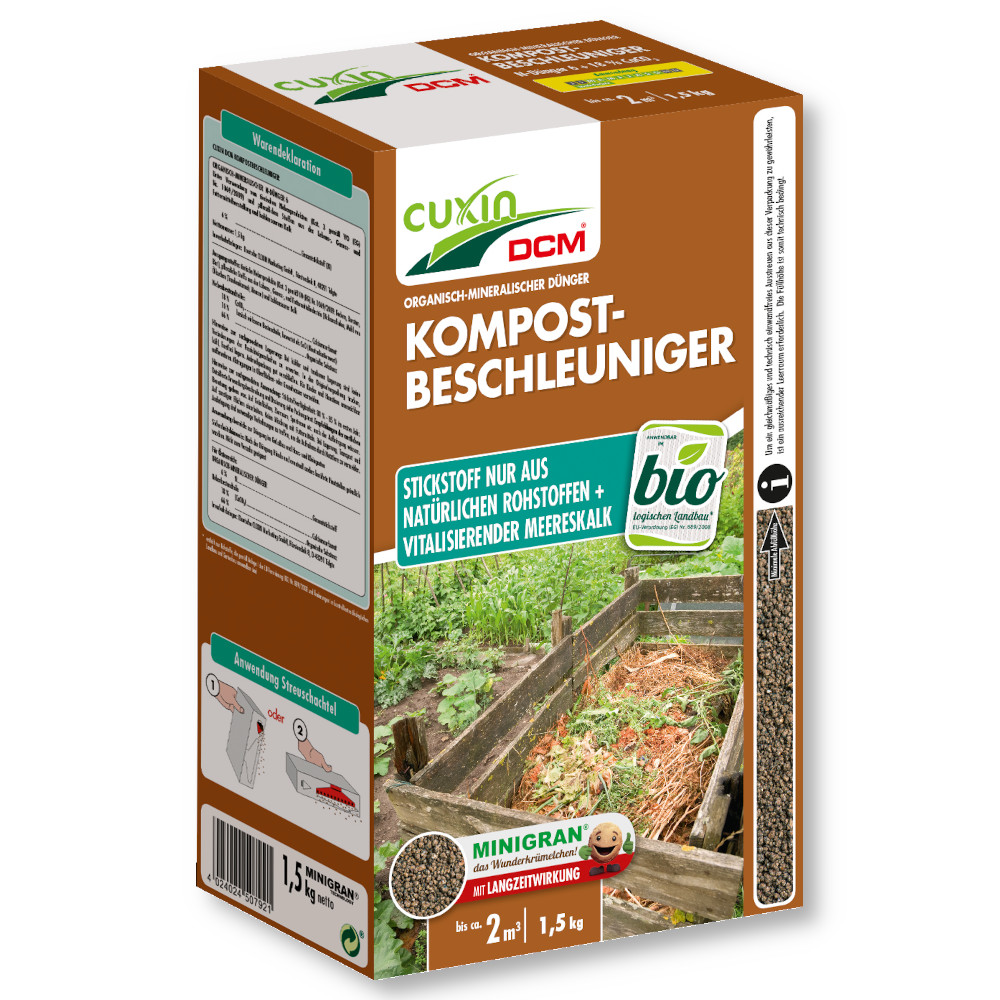 Cuxin Kompostbeschleuniger 1,5 kg Kompostherstellung Schnellkomposter Komposter