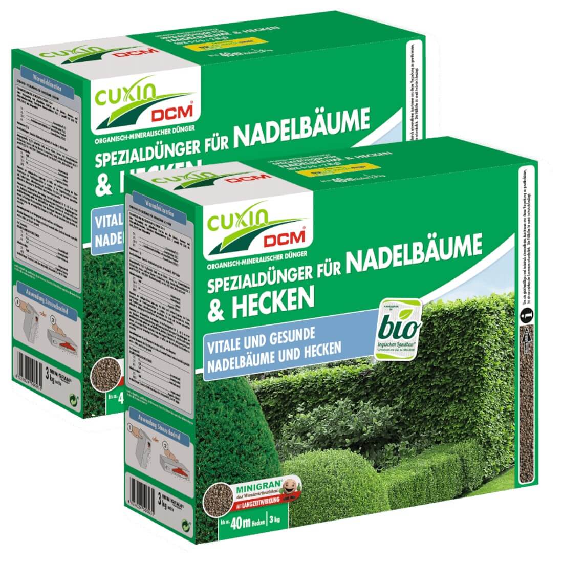 Cuxin Nadelbaumdünger Heckendünger 6 kg Buchsbaumdünger Kirschloorbeerdünger