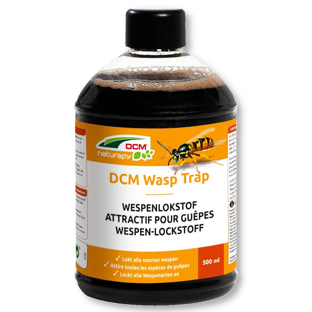 DCM Naturapy Wasp Trap Wespen Lockstoff 500 ml Nachfüllpack Wasp Trap Wespenfall