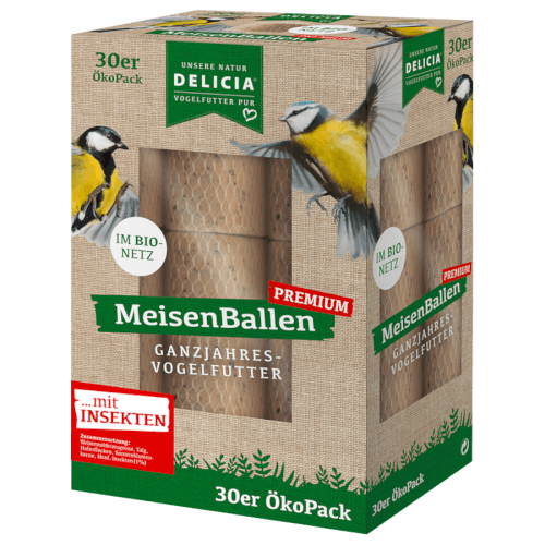DELICIA® Premium Meisenballen mit Insekten