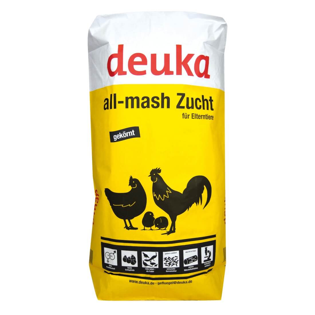 Deuka all-mash Zucht gek. 25 kg Elterntierfutter Körnerfutter Legemehl Futter