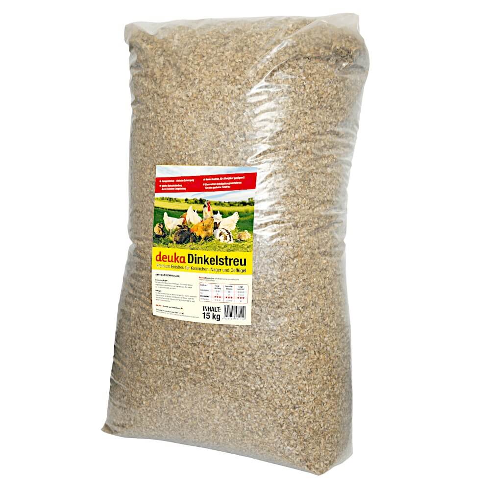 Deuka Dinkelstreu Premium Einstreu Kaninchen Käfigpflege