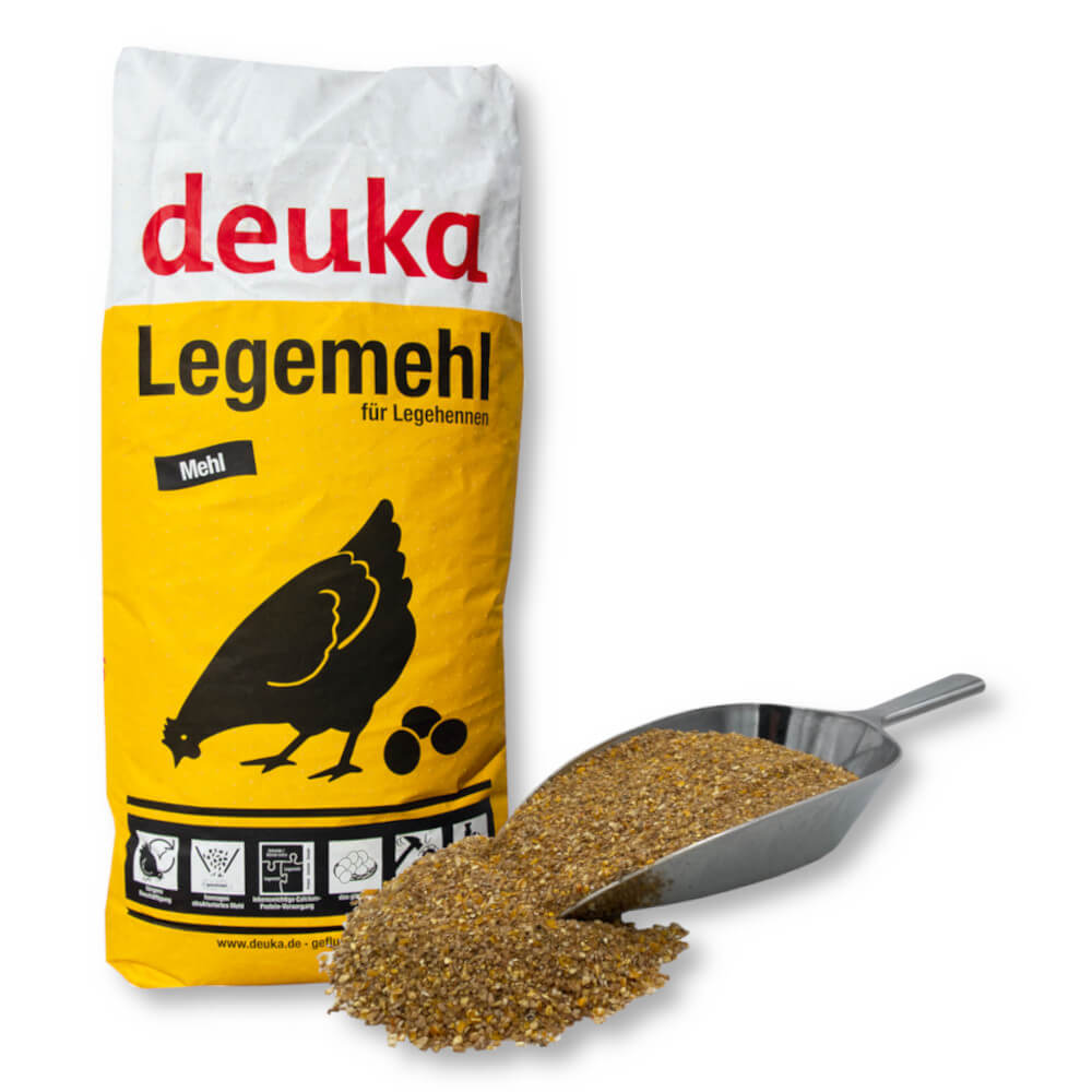 Deuka Legemehl 25 kg Mehl Eier Legehennen Geflügelfutter Hühnerfutter Legefutter