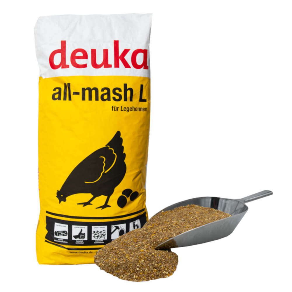 Deuka NG All-Mash L 25 kg genfreies Hühnerfutter Geflügelfutter Legemehl Körner