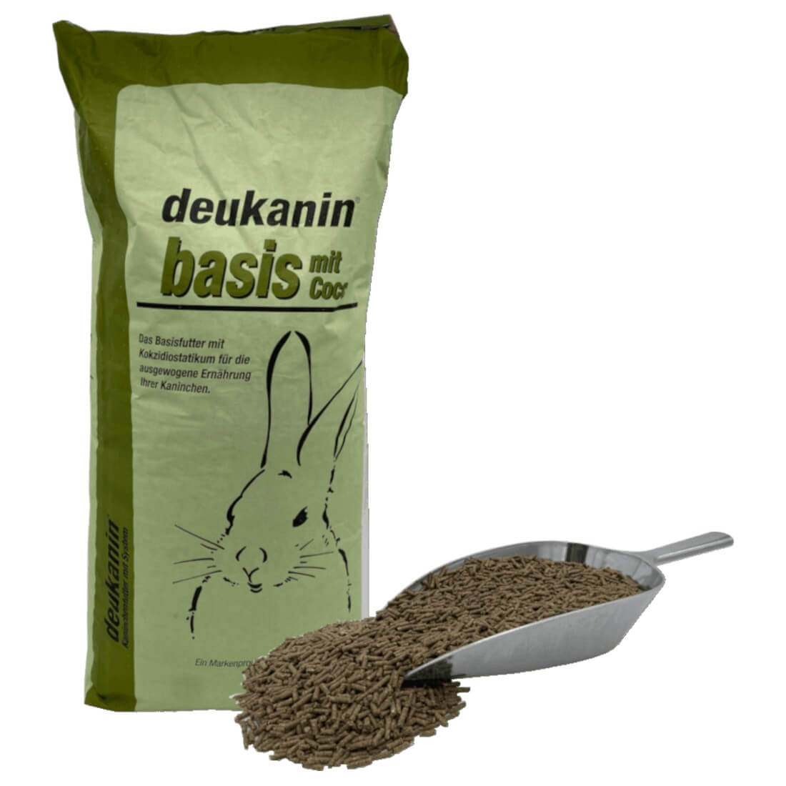 Deukanin Basis Kaninchenfutter m. Cocc 25 kg Hasenfutter Nagerfutter Aufzucht