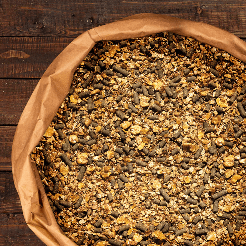 Deukavallo Apfel-Cornmüsli 20 kg Pferdefutter Sport u. Freizeitpferde