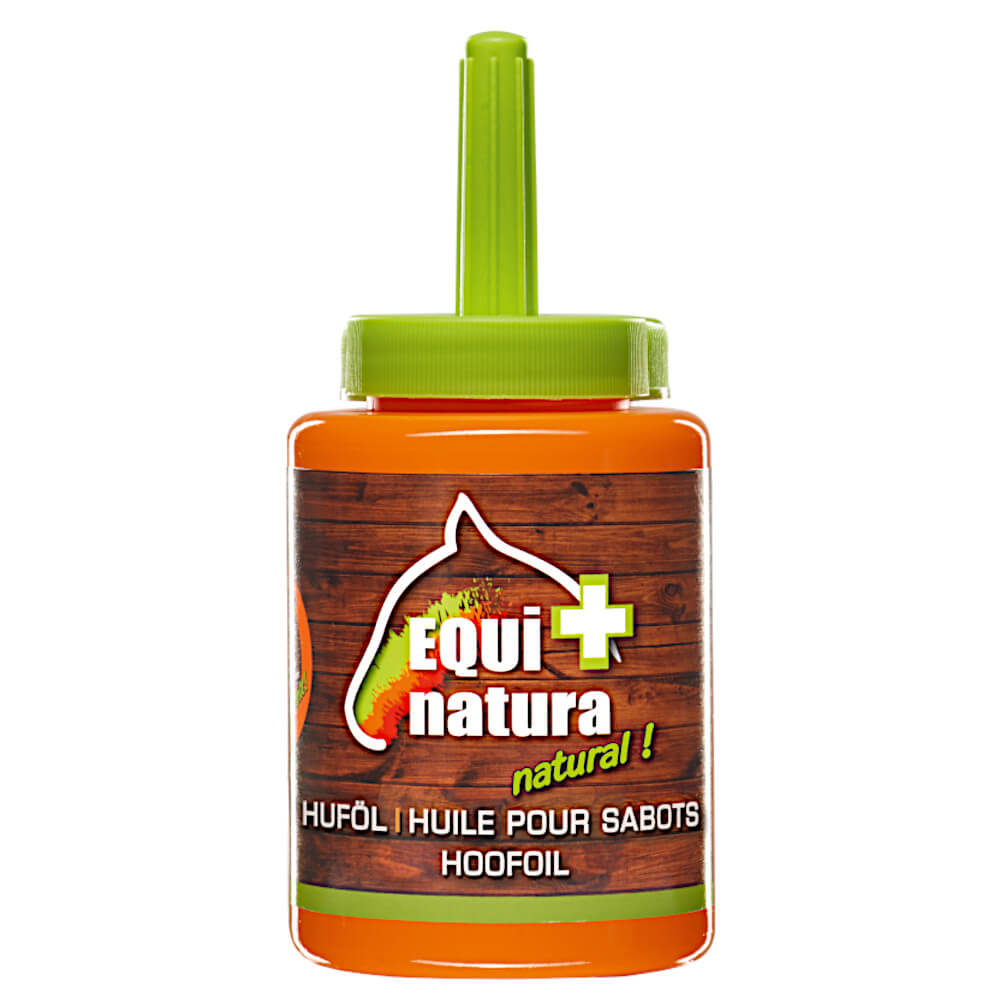Equinatura Huföl 450 ml mit Pinsel für gesunde Hufe