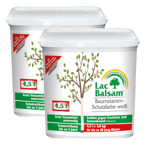 ETISSO® LacBalsam® Baumstamm-Schutzfarbe weiß