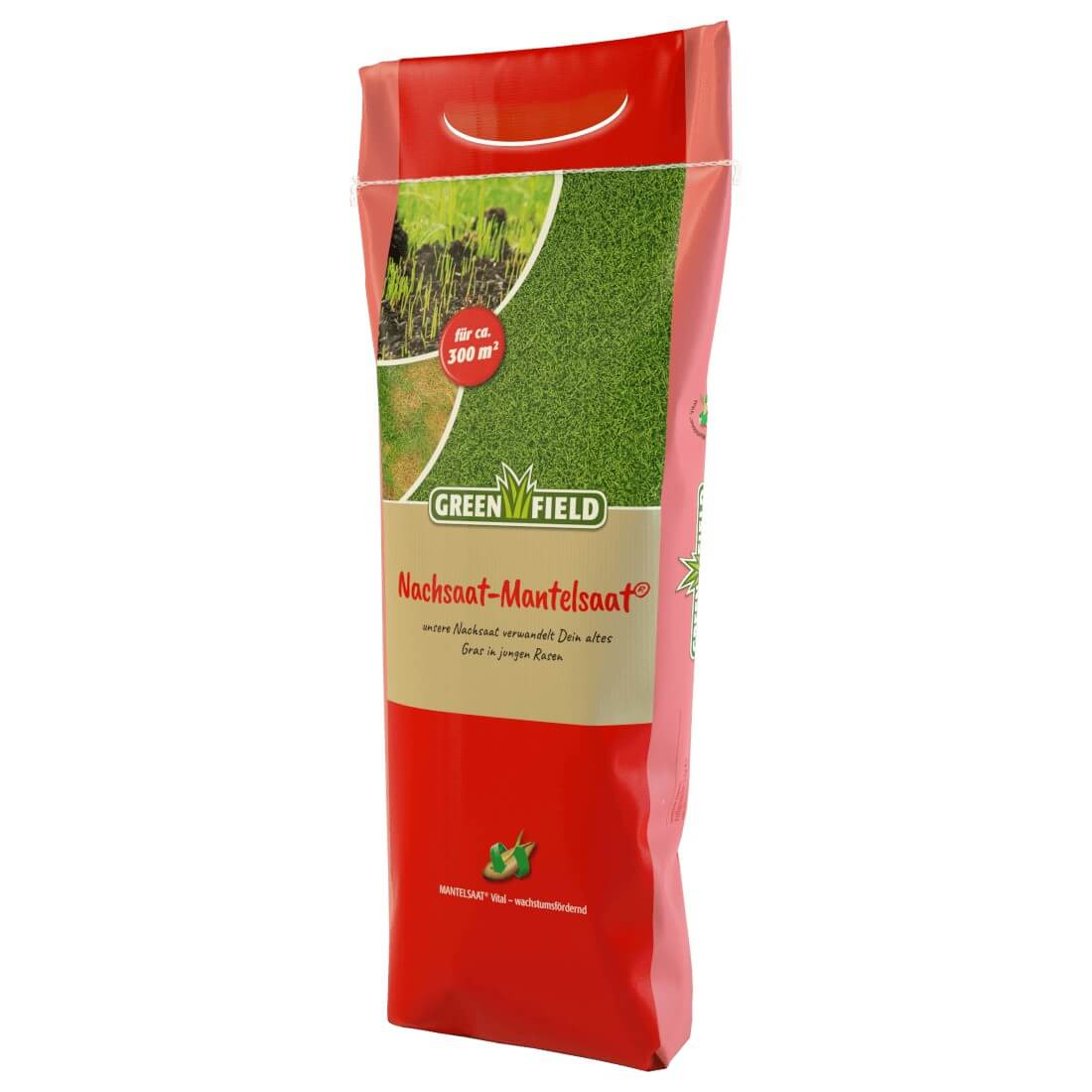 Greenfield Nachsaat Mantelsaat 5kg Rasensamen Sportrasen Spielrasen Regeneration