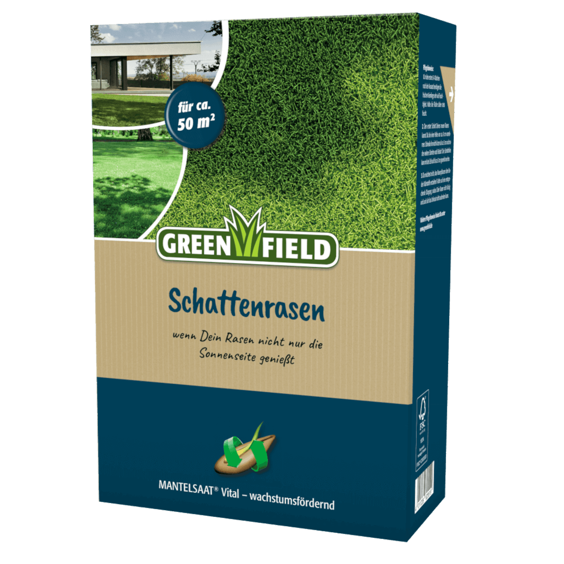 Greenfield Schattenrasen MANTELSAAT® Vital