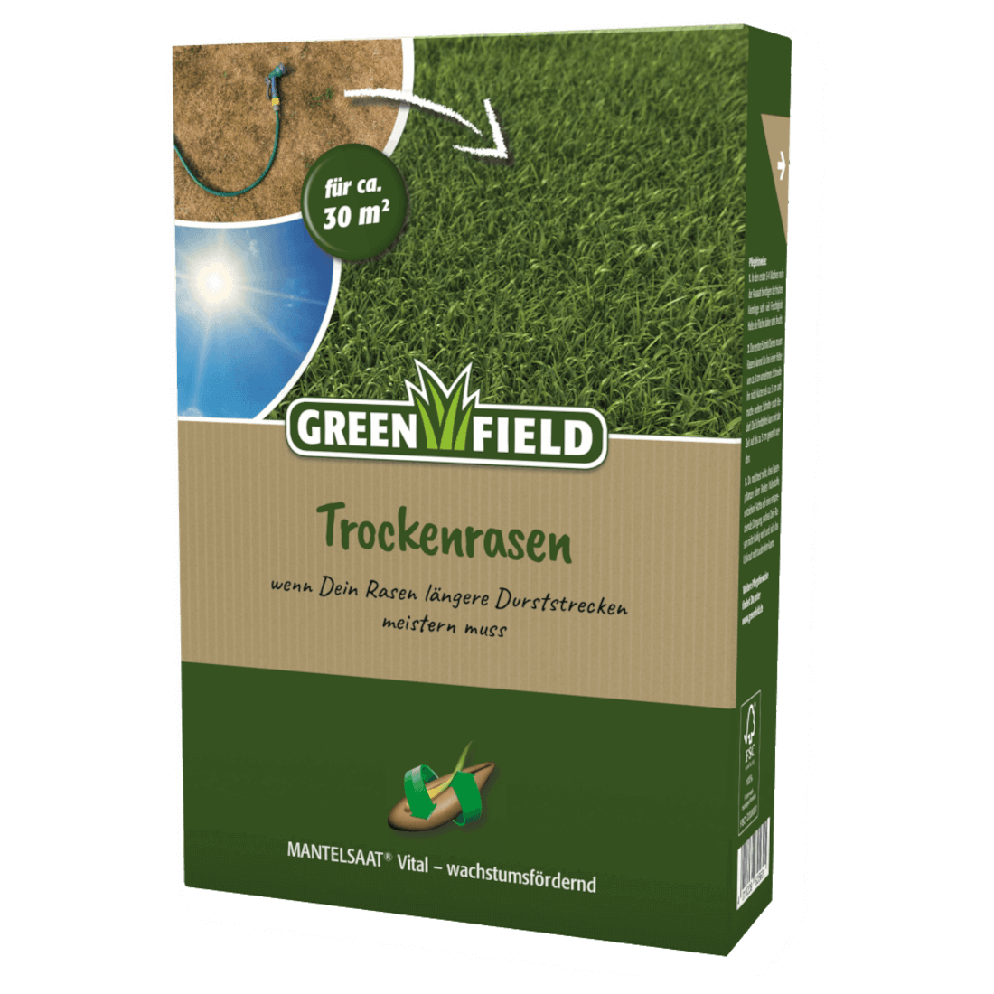 Greenfield Trockenrasen MANTELSAAT® Vital