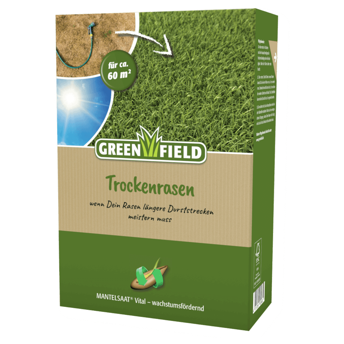 Greenfield Trockenrasen MANTELSAAT® Vital