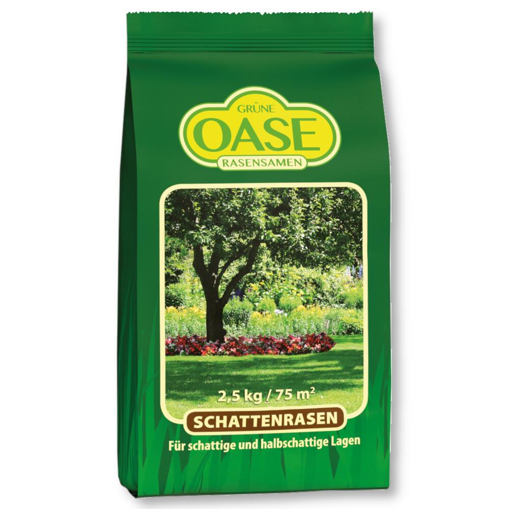 Oase Schattenrasen 2,5 kg Rasensamen Grassamen Spielrasen Sportrasen