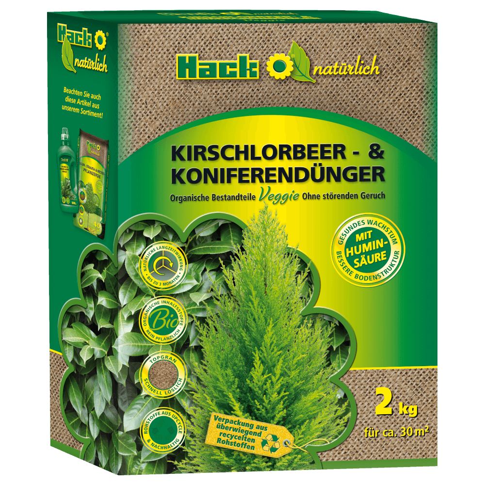 HACK-Bio Kirschlorbeer- & Koniferendünger