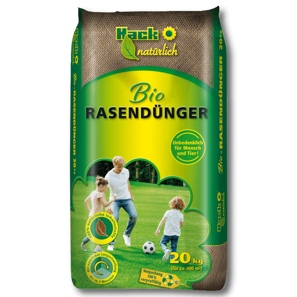 HACK Bio Rasendünger NPK 7+3+13