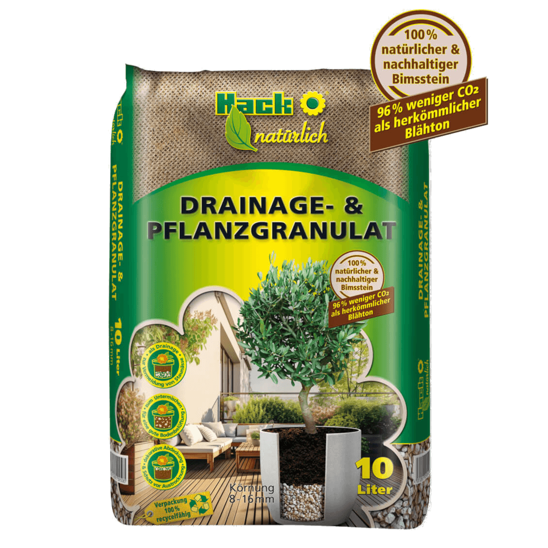 HACK Drainage- & Pflanzgranulat