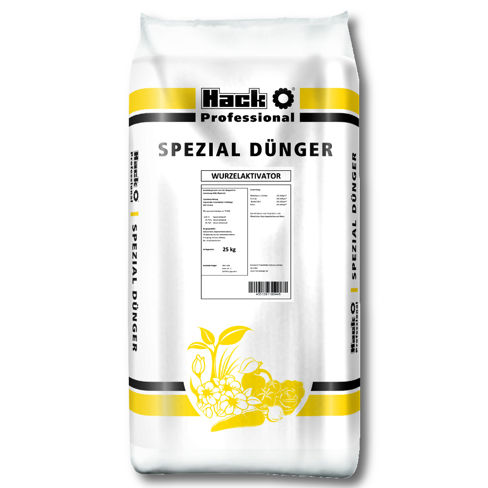 HACK PROFI Wurzelaktivator 25 kg Universaldünger Gemüsedünger Blumendünger Profi