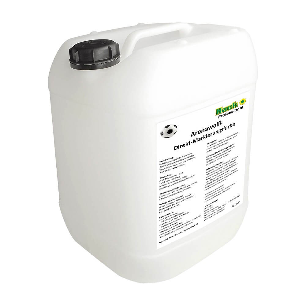 Hack Arenaweiss Rasenmarkierfarbe Direktfarbe 20 l Markierfarbe Sportplatz