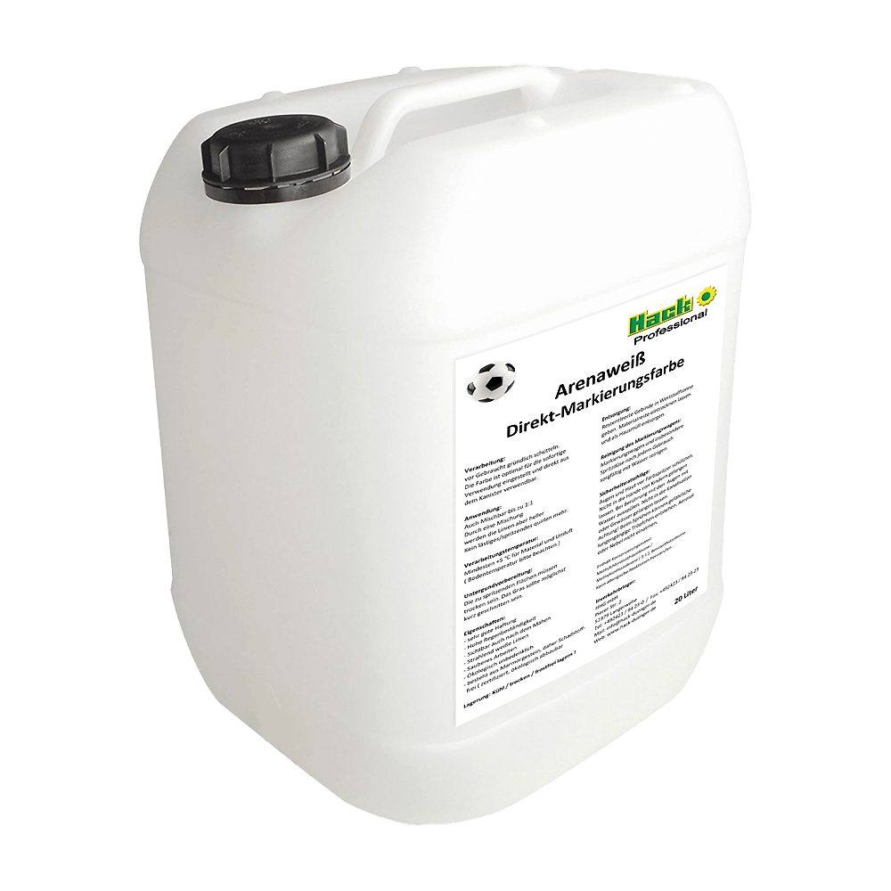 Hack Arenaweiß Direktfarbe Rasenmarkierfarbe