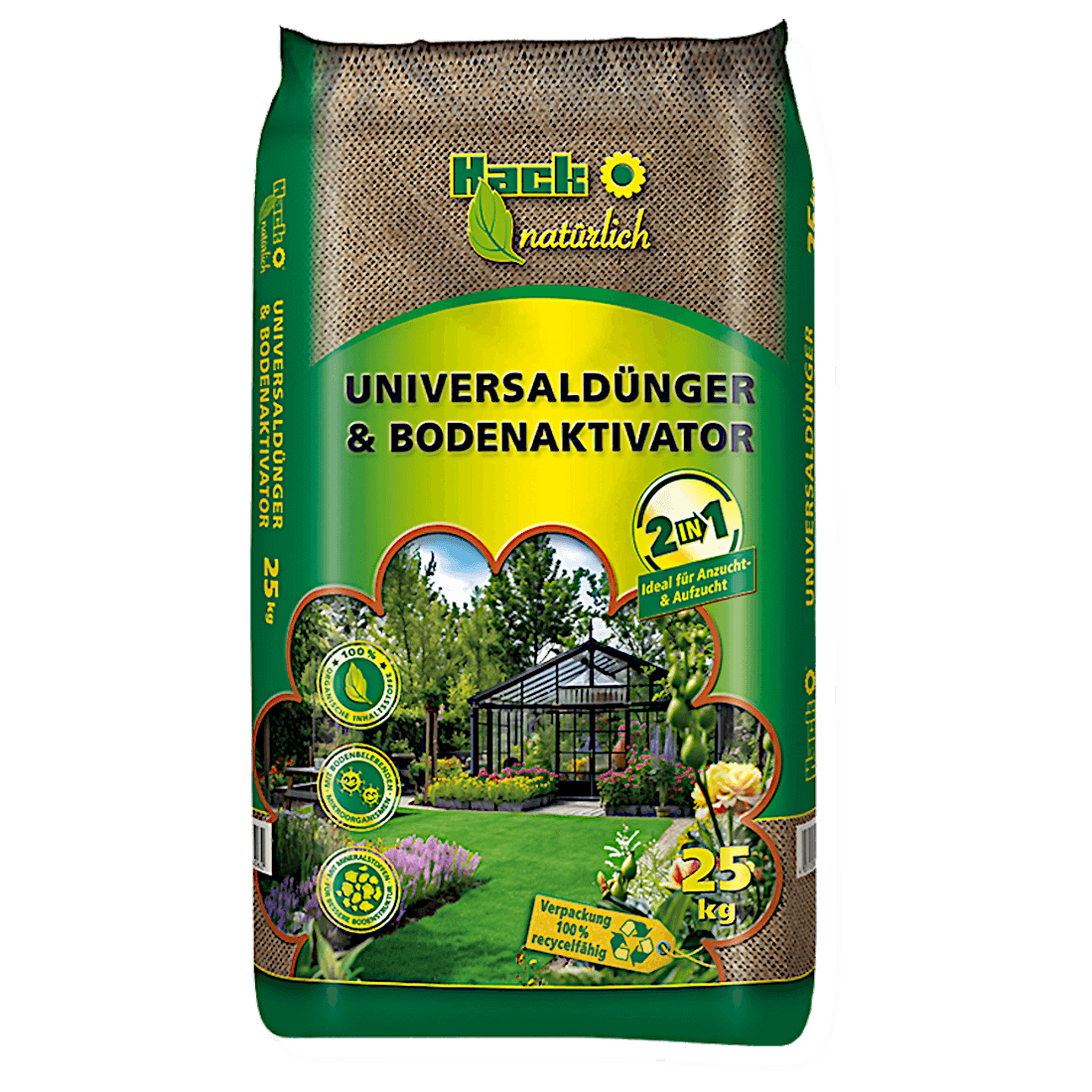 HACK Universaldnger + Bodenaktivator, 25 kg