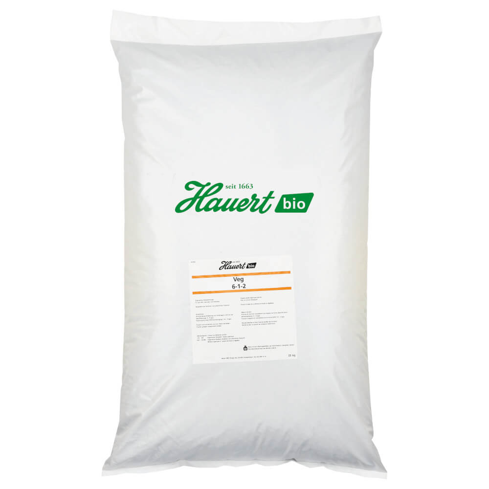 Hauert Bio Veg 6-1-2 25 kg Volldünger Basisdünger Gemüsedünger
