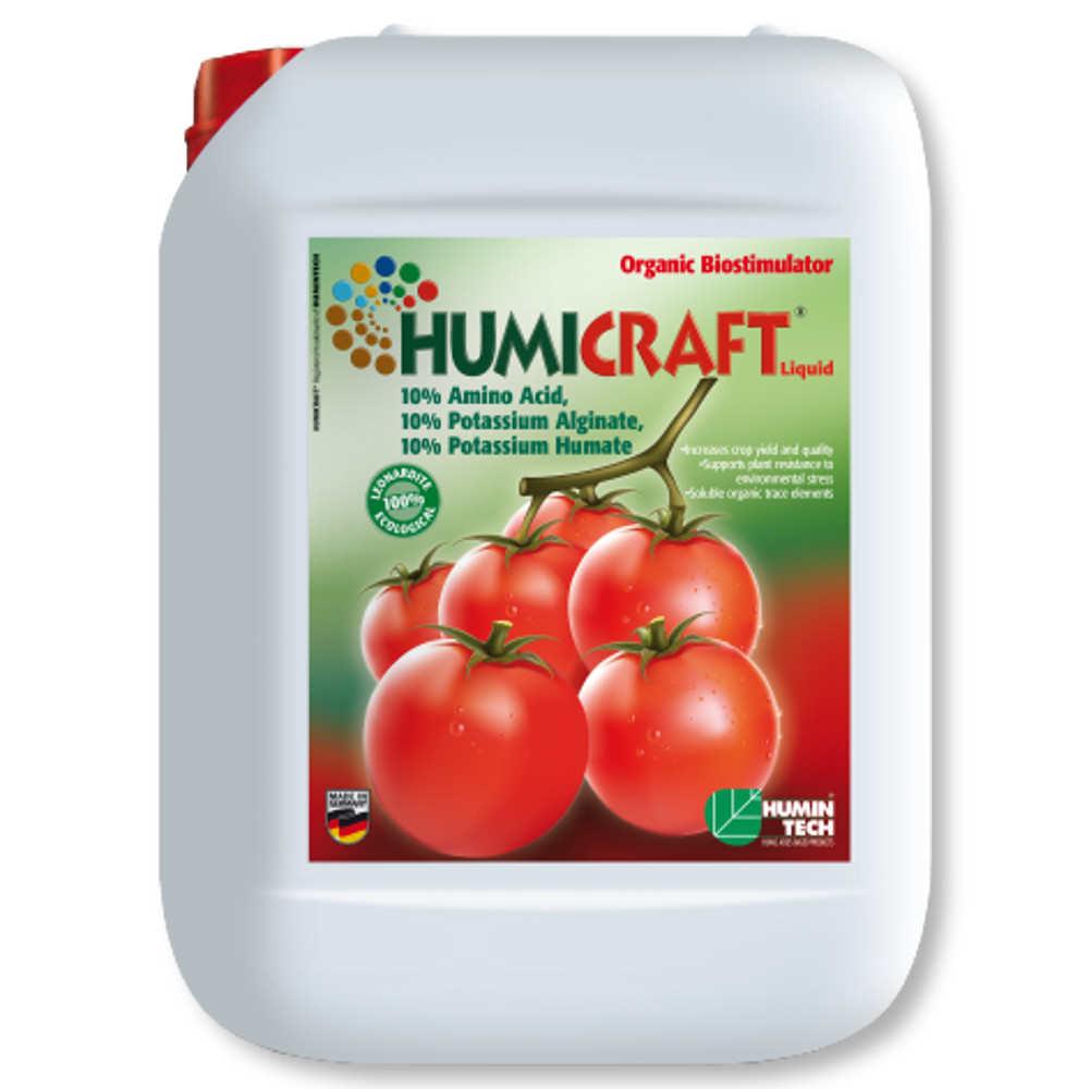 HuminTech HUMICRAFT Liquid 5l Wachstumsförderung Gemüse, Obst, Blumen