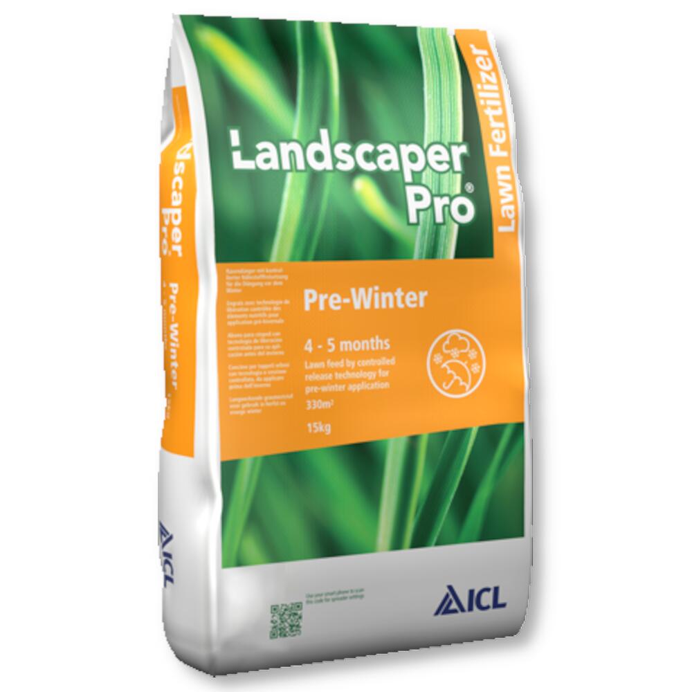Landscaper Pro Pre Winter 15 kg Rasendünger Sommer Winter Langzeit