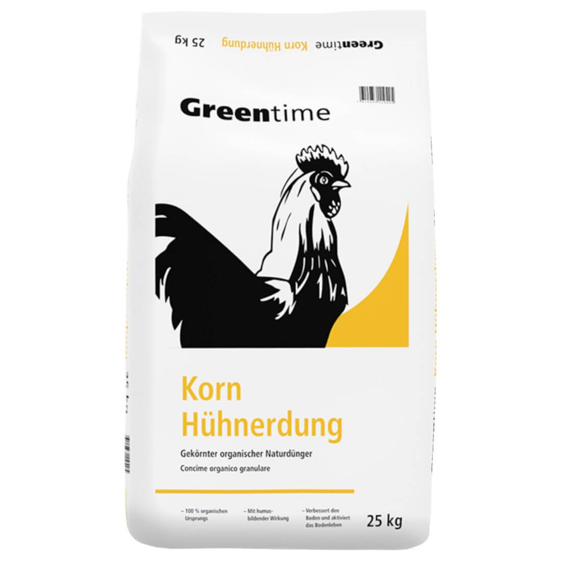 Manna Greentime Korn organischer Gartendünger 4-3-2 Hühnerdung 25 kg