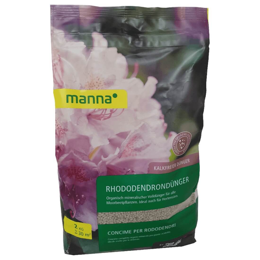 Manna Rhododendrondünger 2 kg Azaleendünger Erikendünger Morbeetpflanzen