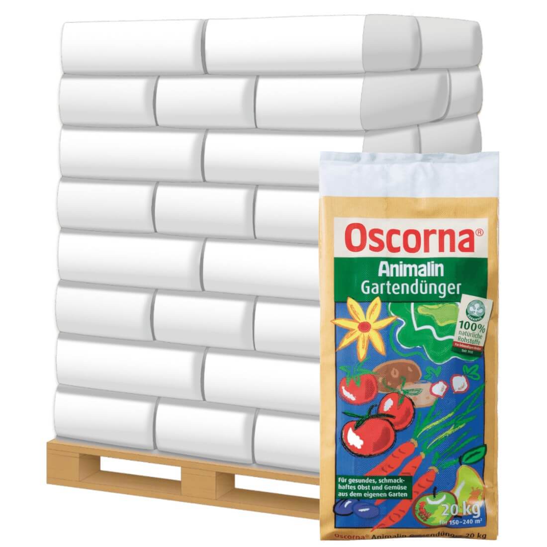 Oscorna Animalin Gartendünger 50x20 kg Universaldünger Gemüsedünger Blumendünger