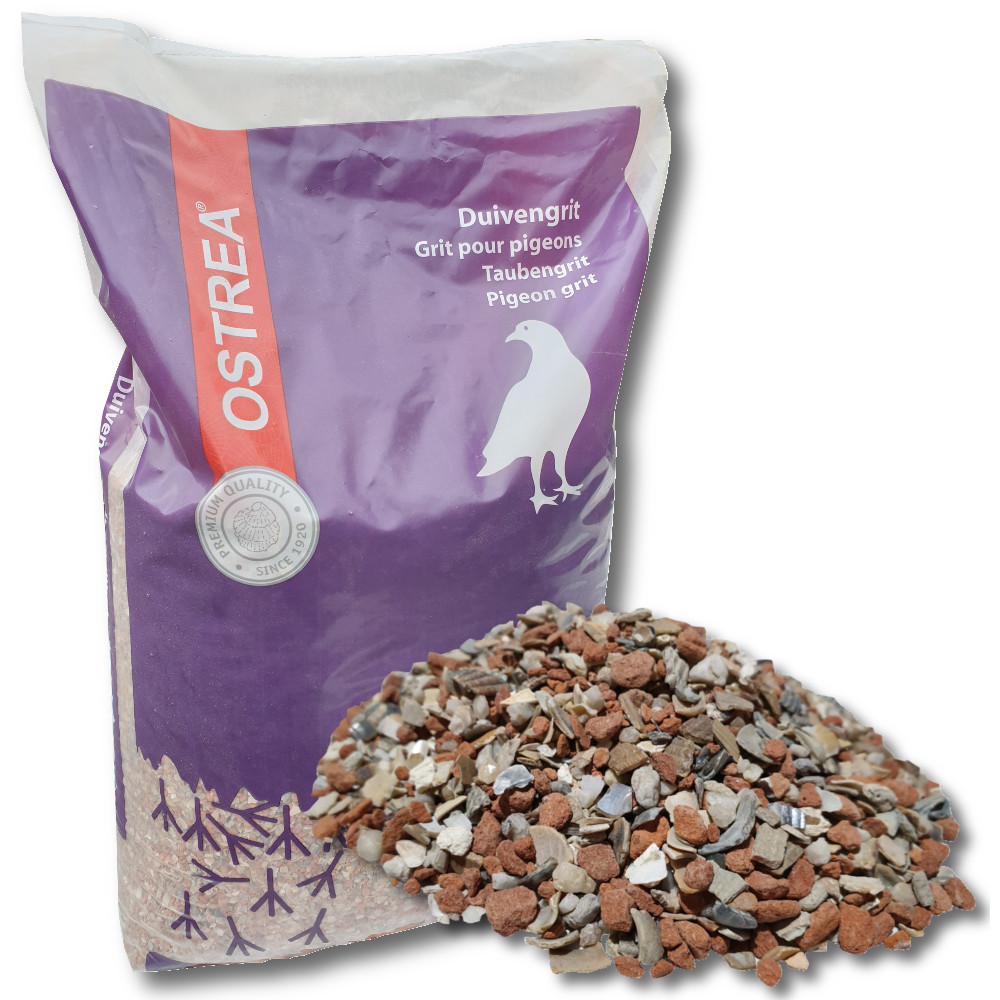 OSTREA Taubengrit 20 kg Gritsteine Grit Taubenfutter Taubenmineral Gritmischung