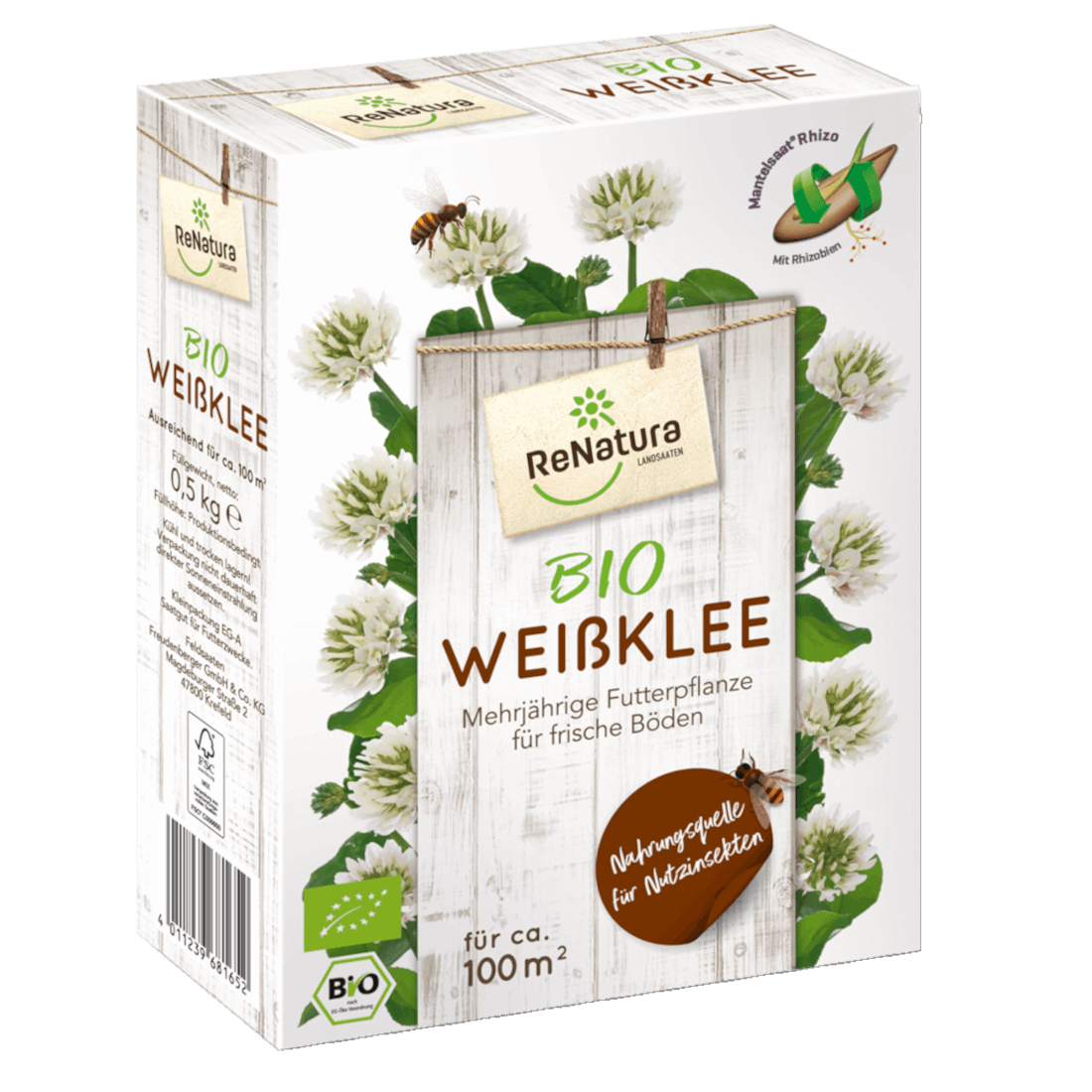 ReNatura® Bio Weißklee (Trifolium repens)