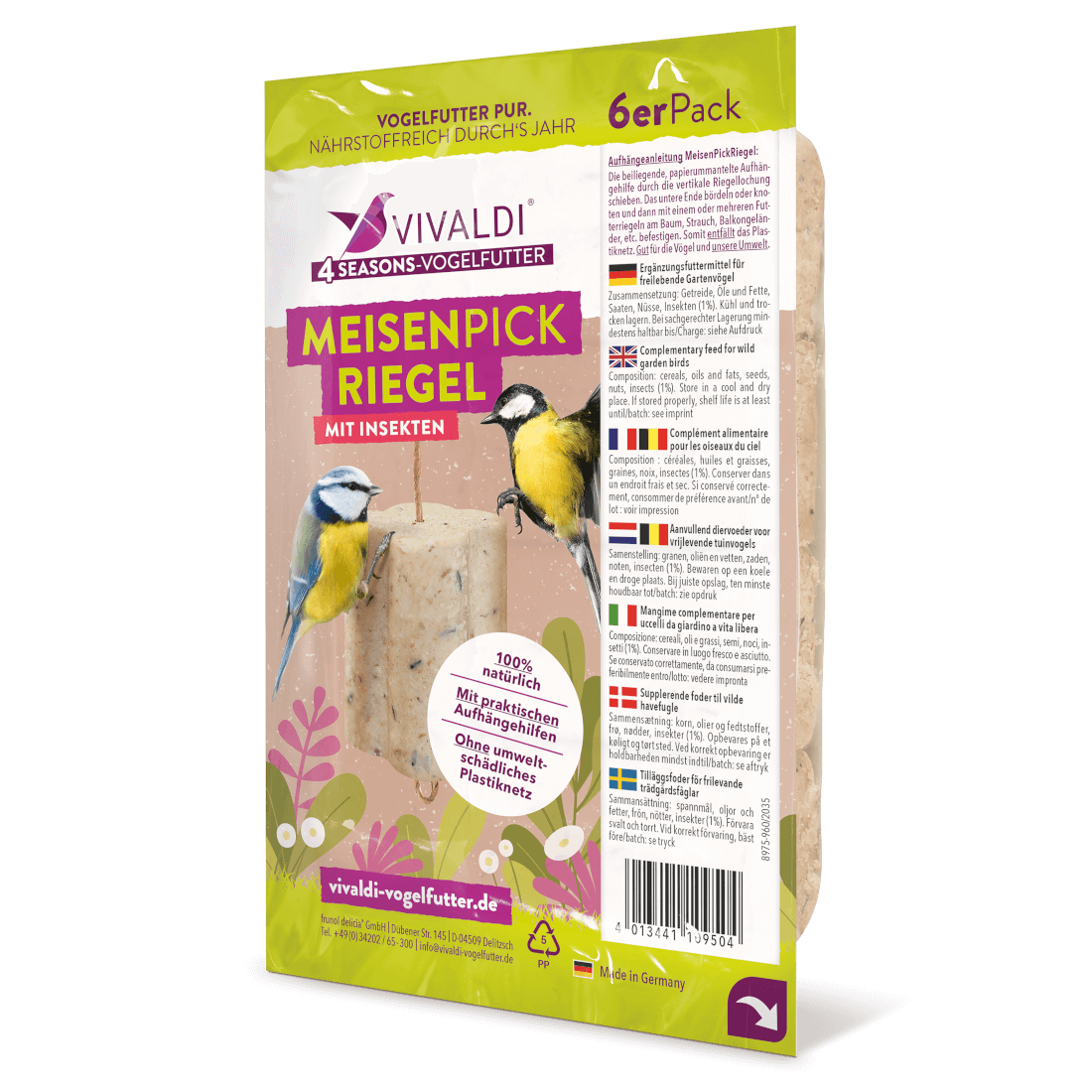 VIVALDI® Meisenpick Riegel