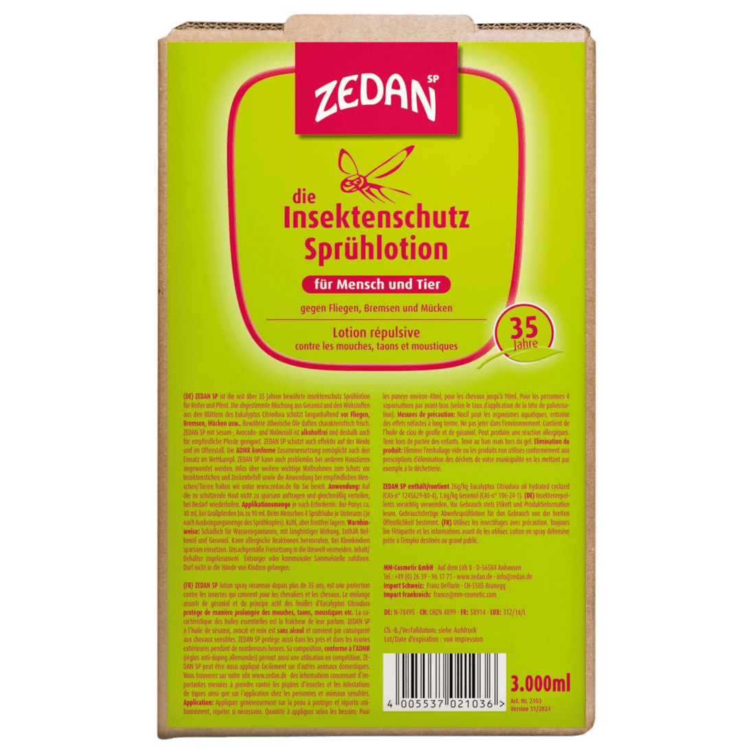 ZEDAN SP Insektenschutz Sprühlotion