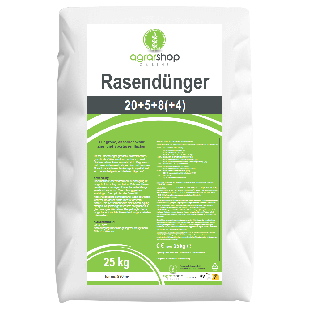 Agrarshop Rasendünger 20+5+8(+4)