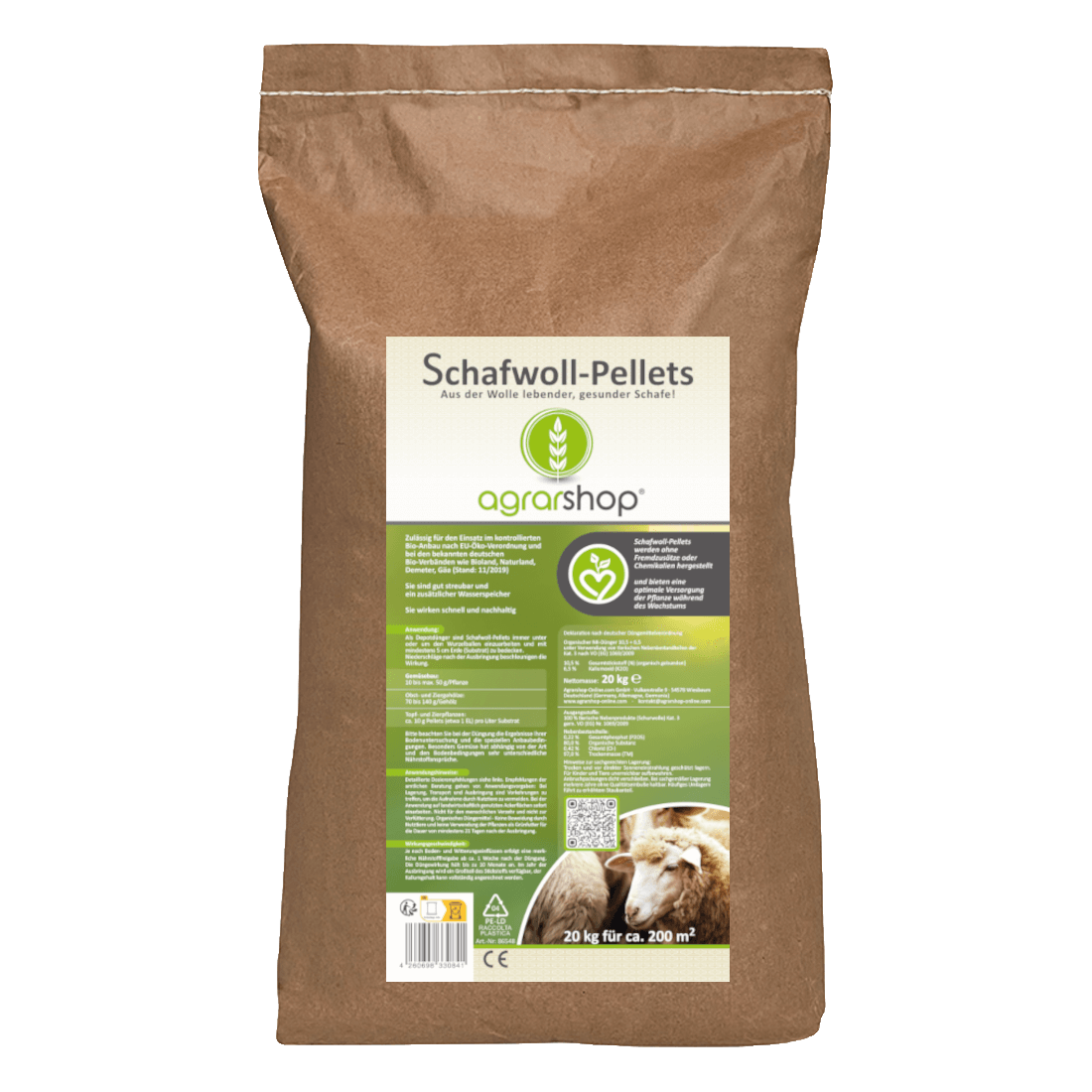 Agrarshop Schafwollpellets