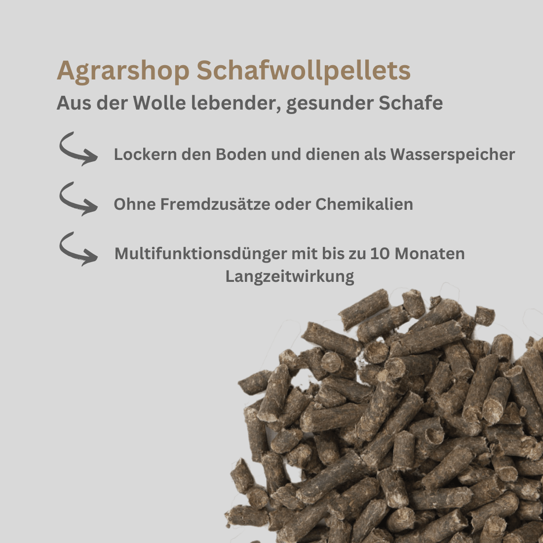 Agrarshop Schafwollpellets