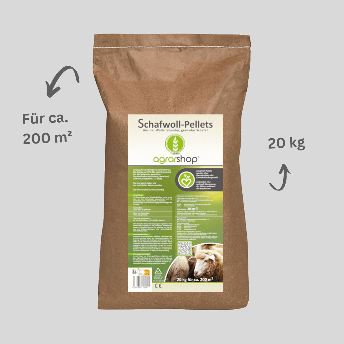 Agrarshop Schafwollpellets