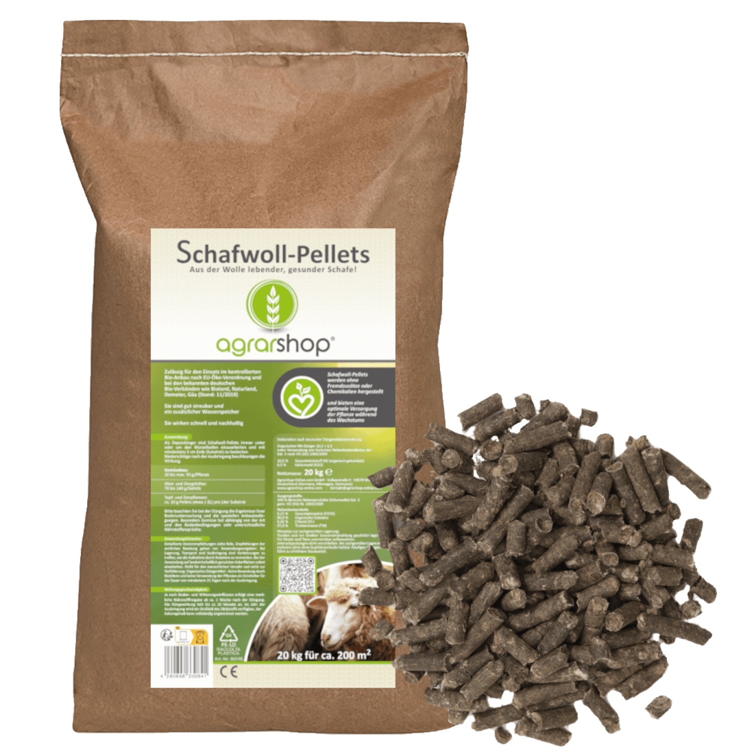 Agrarshop Schafwollpellets